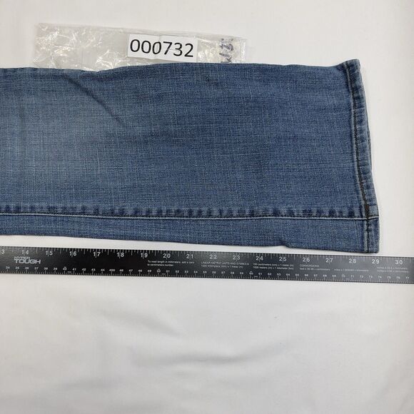 Levis Boot Cut Jeans Womens 10S Blue 515 Distressed American Western Denim Pants - Picture 10 of 11